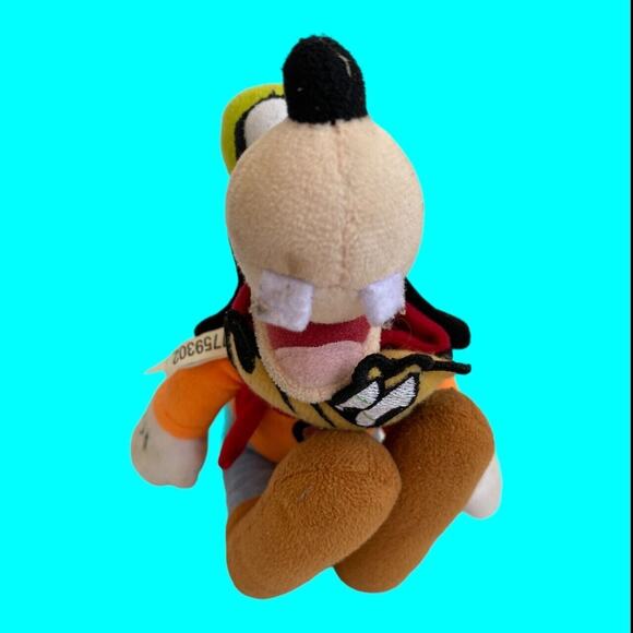 Disney Goofy Plush Toy 8" Tall By Just Play LLC With Pluto Mask - Picture 4 of 12